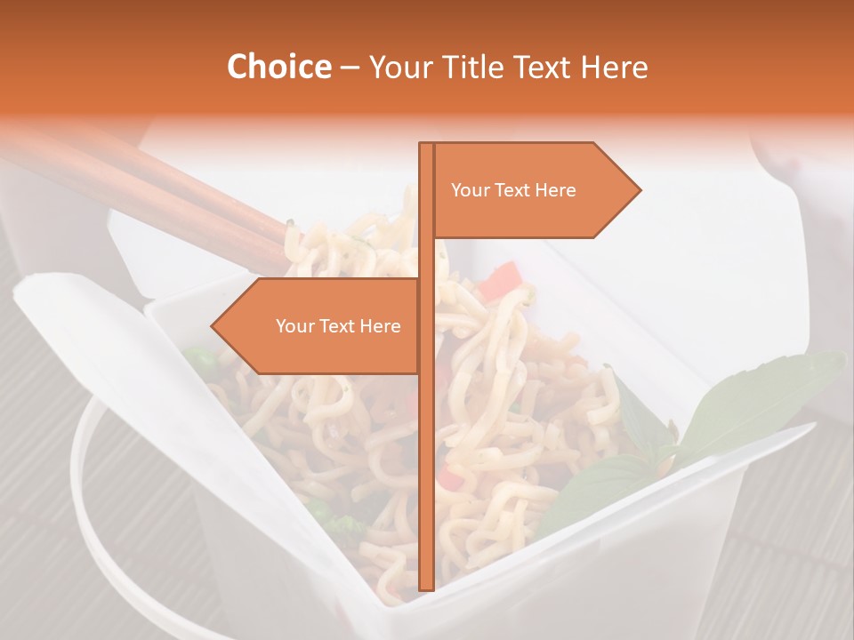 Noodles Nutrition Healthy PowerPoint Template