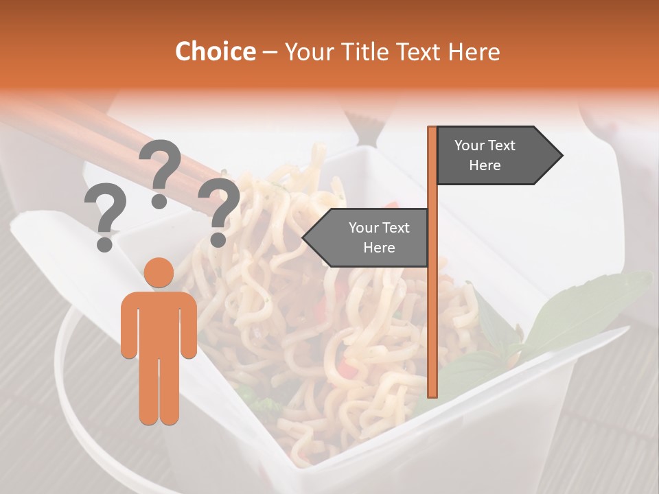 Noodles Nutrition Healthy PowerPoint Template