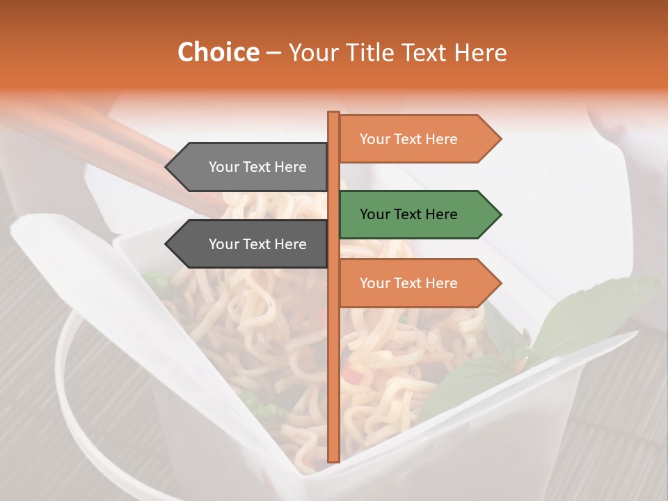 Noodles Nutrition Healthy PowerPoint Template