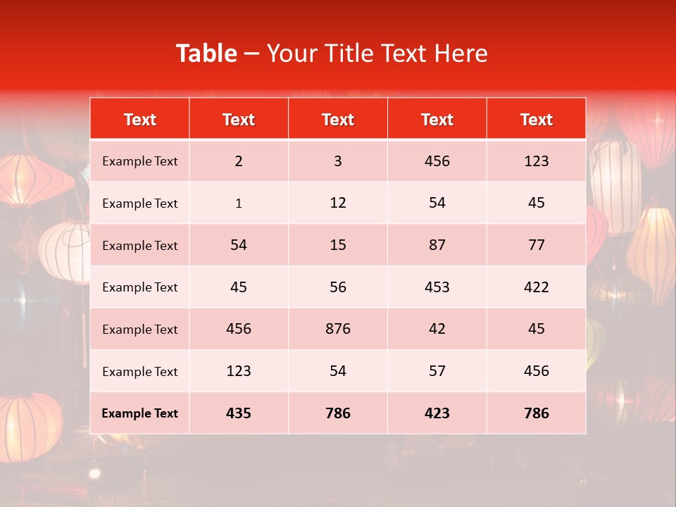 Decoration Outdoors Culture PowerPoint Template