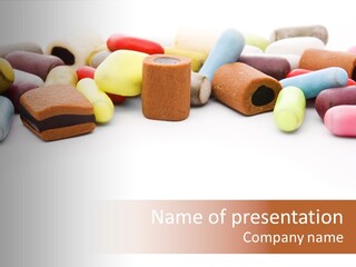 Eat Assorted Confectionery PowerPoint Template