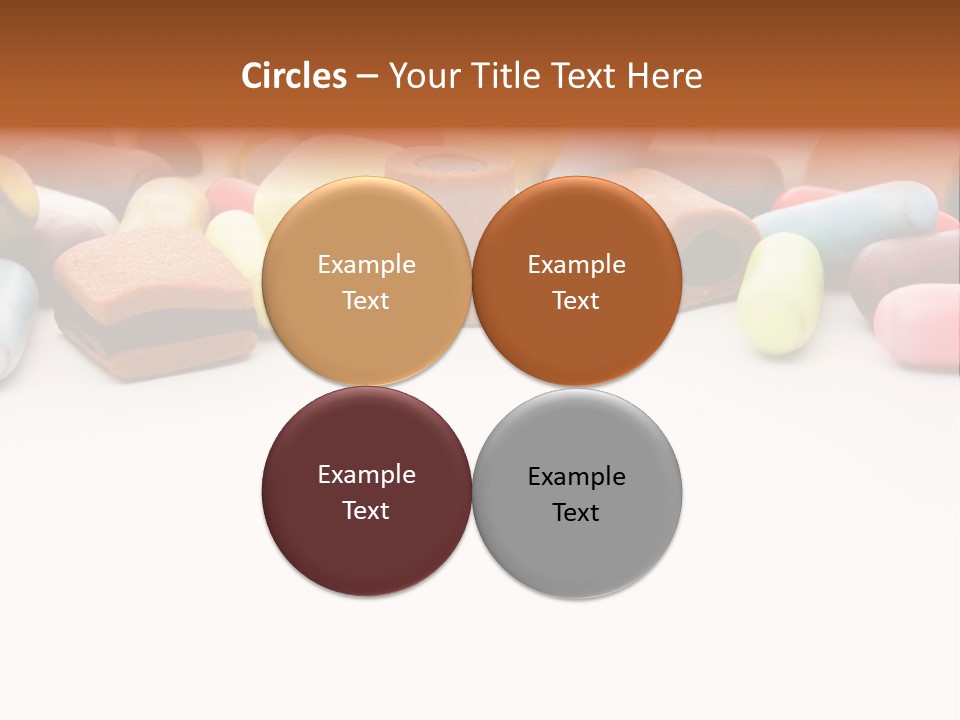 Eat Assorted Confectionery PowerPoint Template