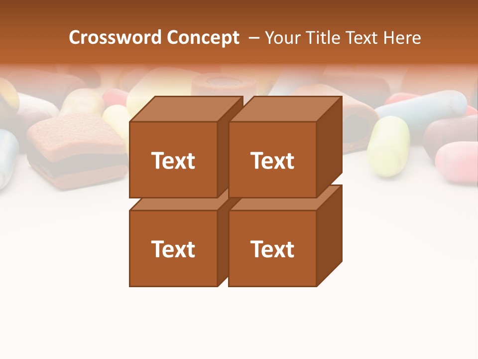 Eat Assorted Confectionery PowerPoint Template