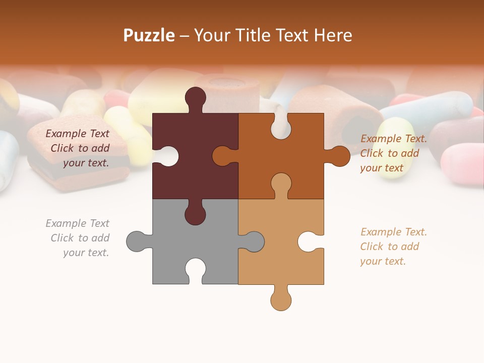 Eat Assorted Confectionery PowerPoint Template