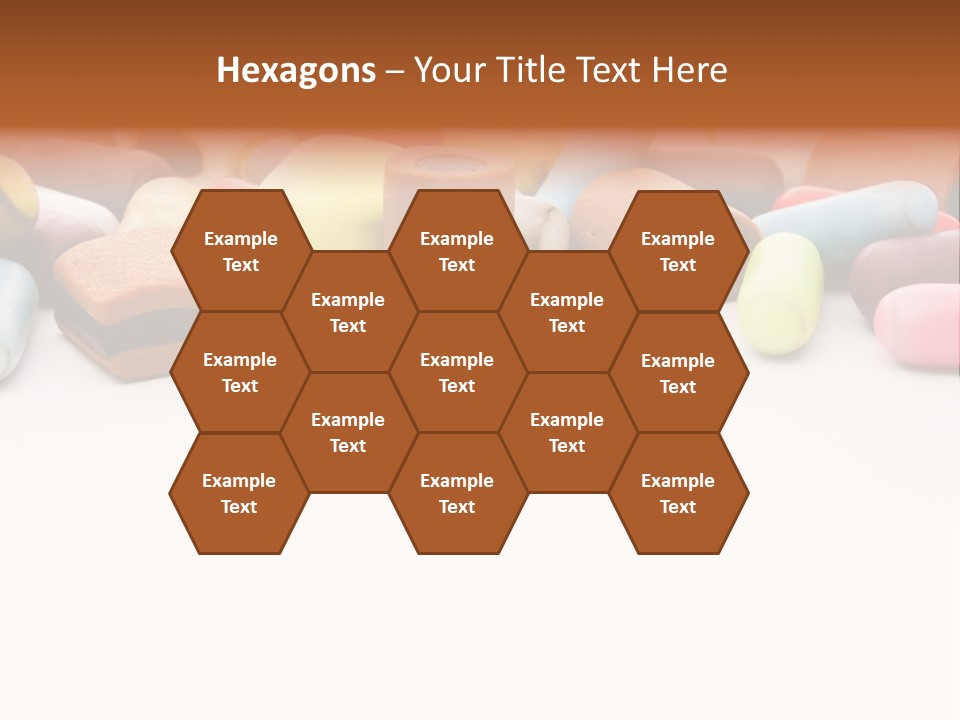 Eat Assorted Confectionery PowerPoint Template