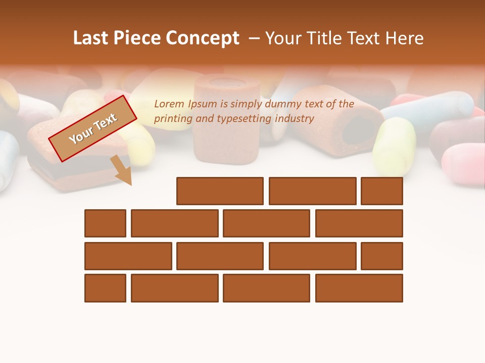 Eat Assorted Confectionery PowerPoint Template
