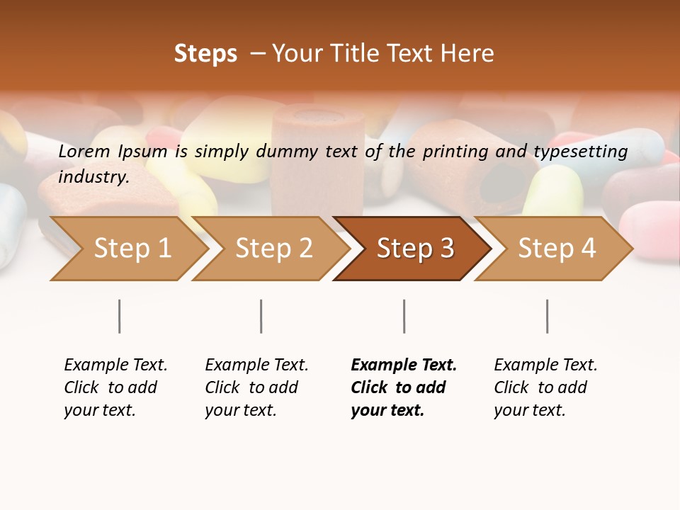 Eat Assorted Confectionery PowerPoint Template