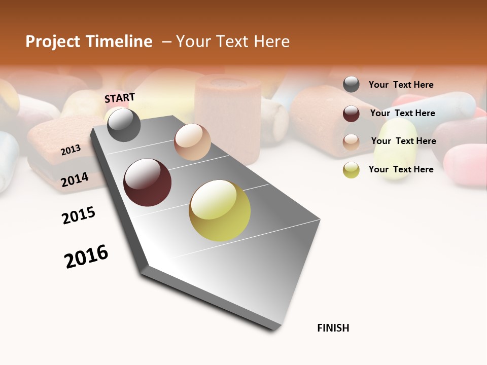 Eat Assorted Confectionery PowerPoint Template