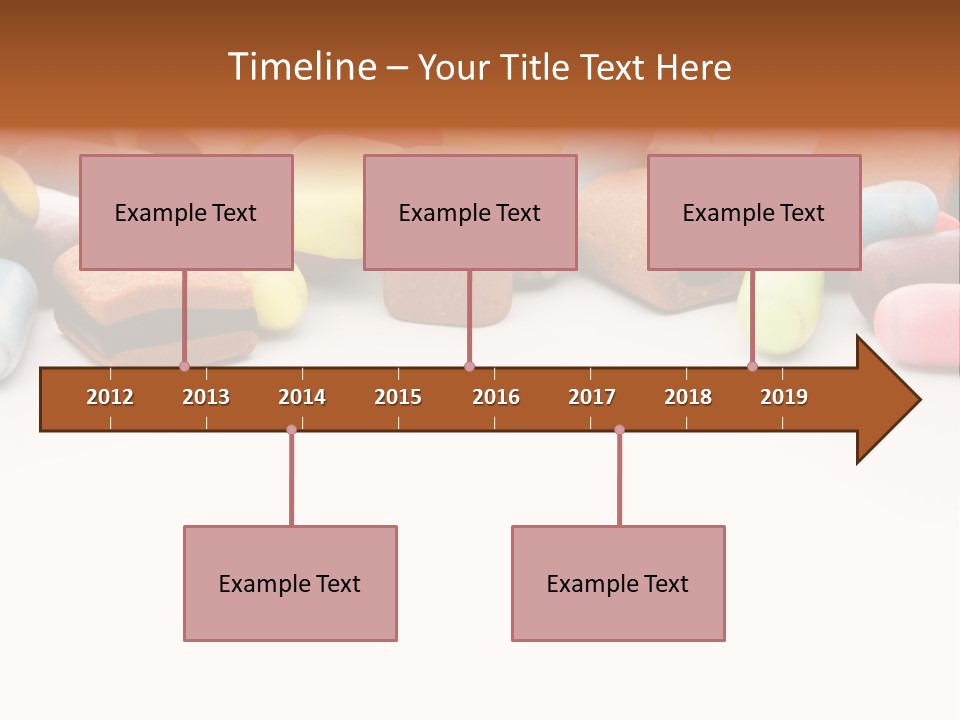 Eat Assorted Confectionery PowerPoint Template