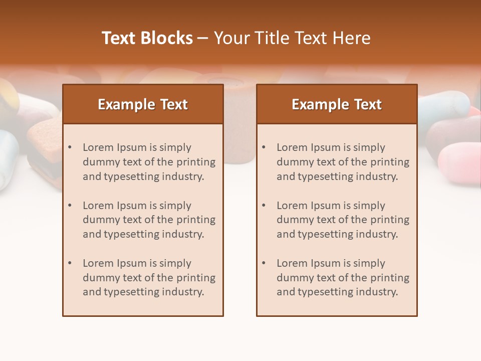 Eat Assorted Confectionery PowerPoint Template