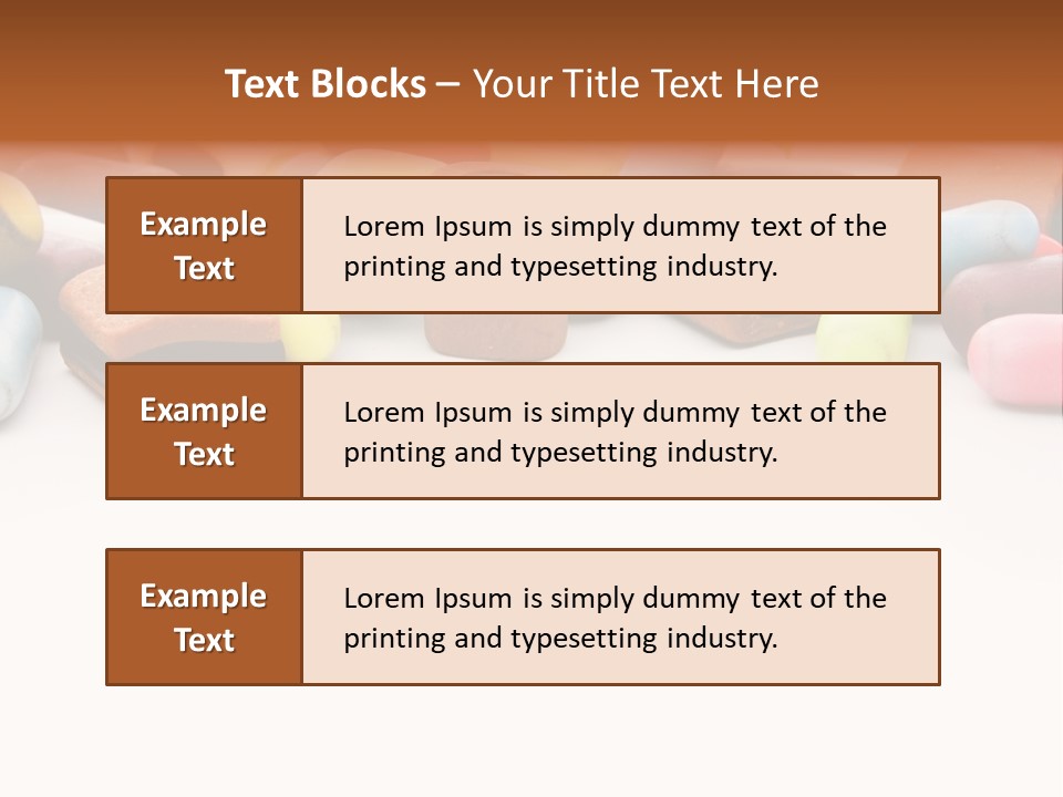 Eat Assorted Confectionery PowerPoint Template