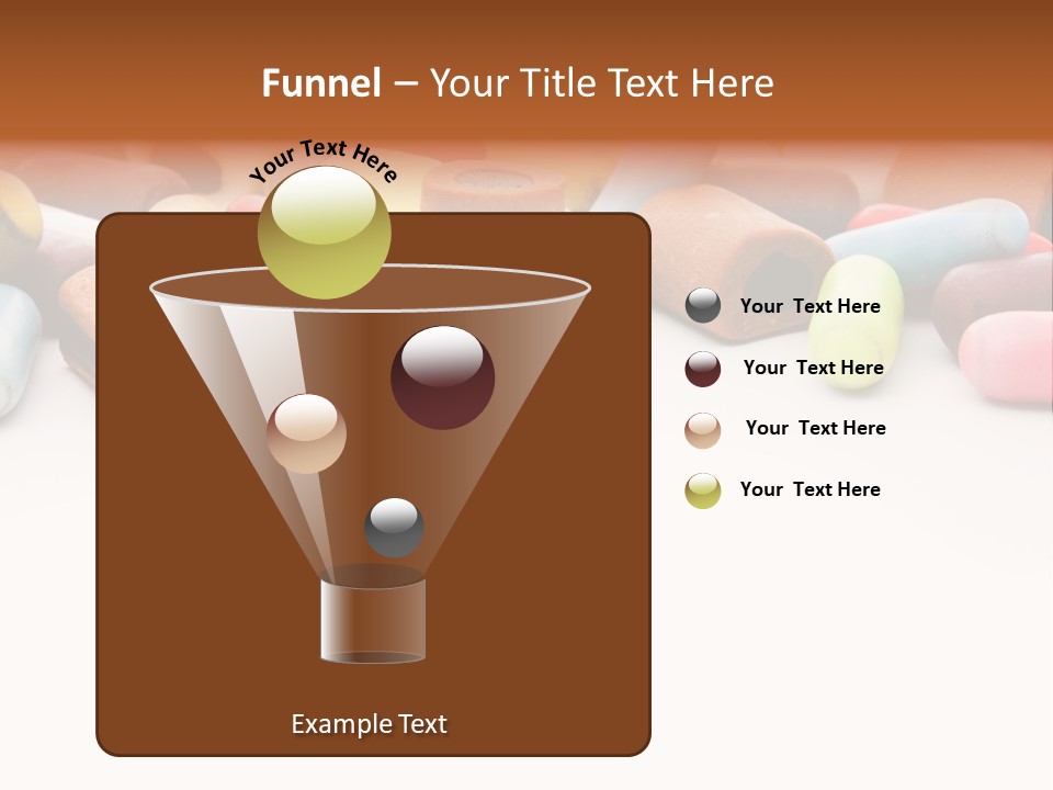 Eat Assorted Confectionery PowerPoint Template