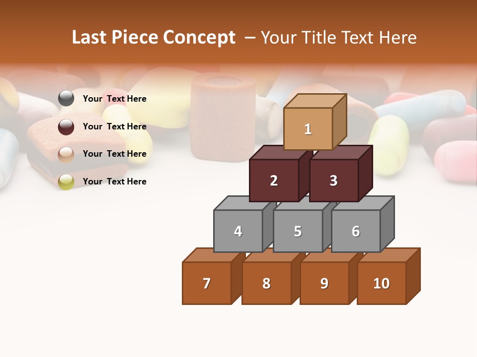 Eat Assorted Confectionery PowerPoint Template