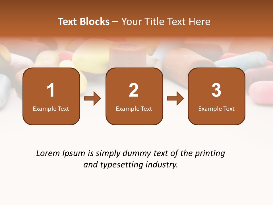 Eat Assorted Confectionery PowerPoint Template