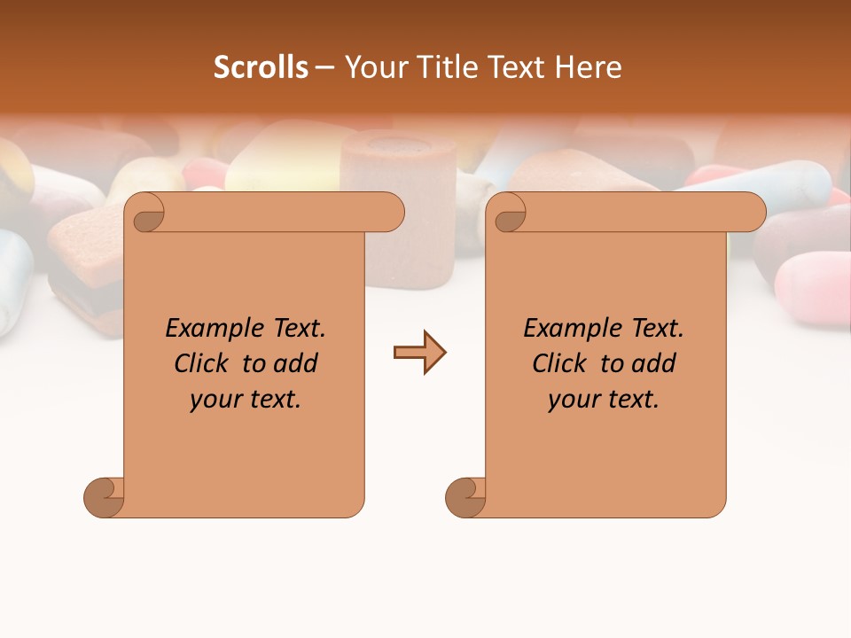 Eat Assorted Confectionery PowerPoint Template