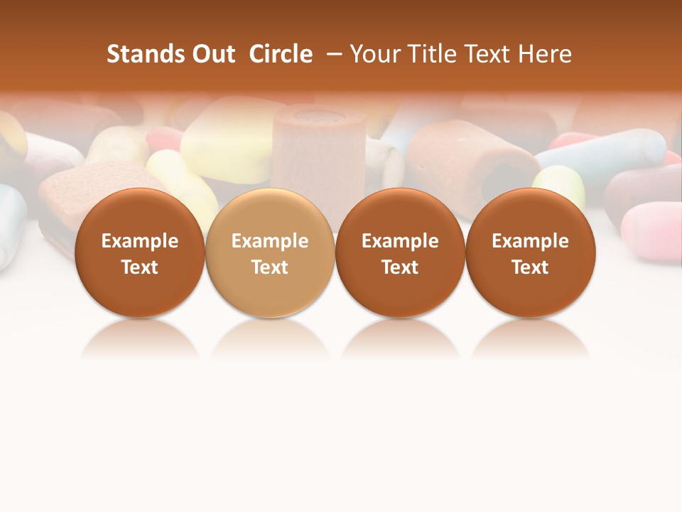 Eat Assorted Confectionery PowerPoint Template