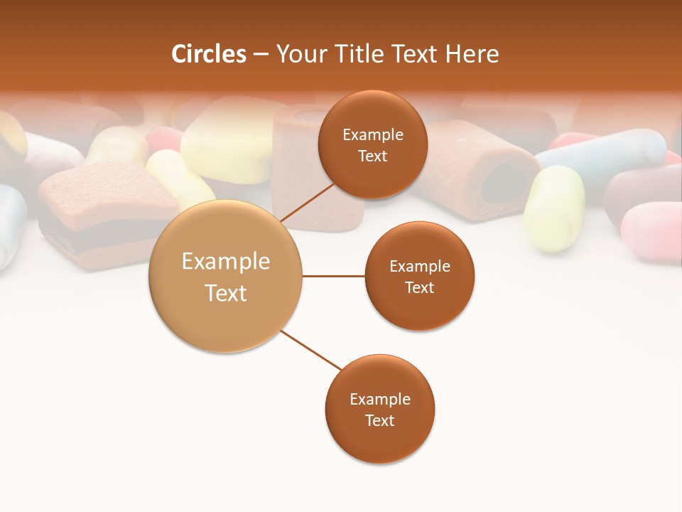 Eat Assorted Confectionery PowerPoint Template