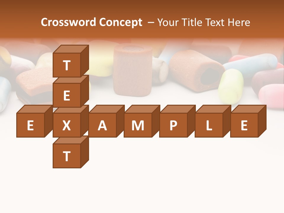 Eat Assorted Confectionery PowerPoint Template