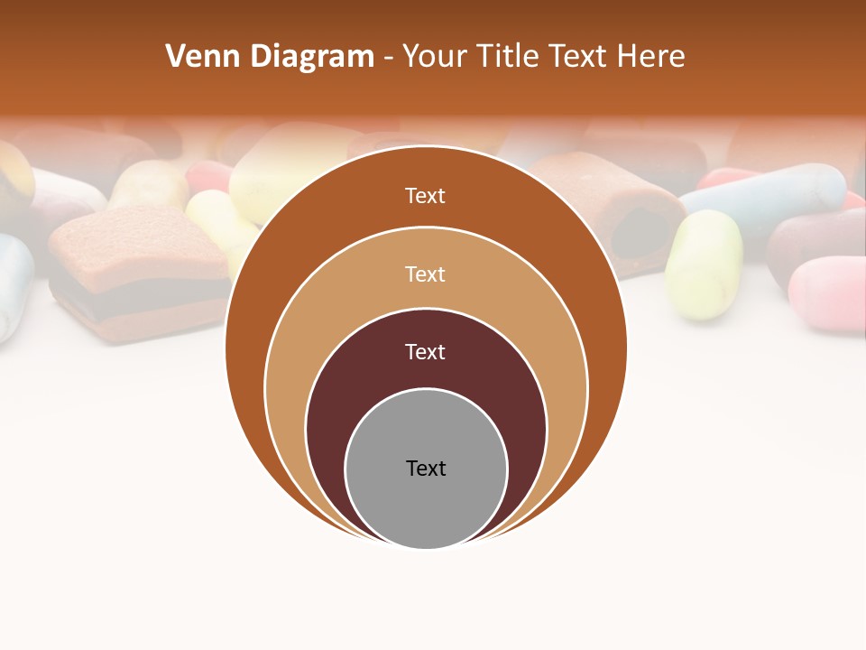Eat Assorted Confectionery PowerPoint Template