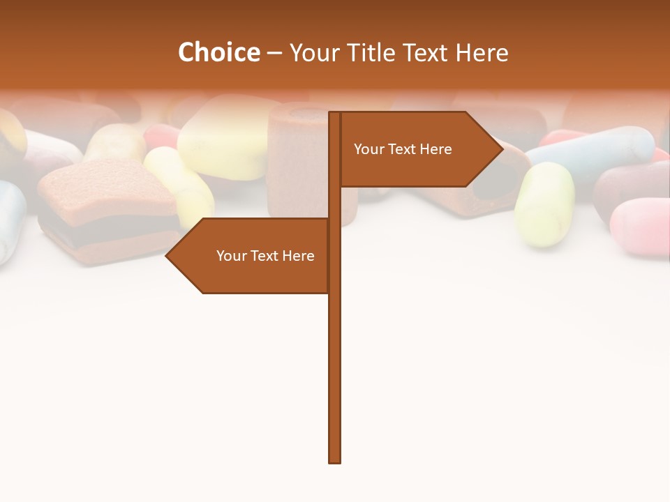 Eat Assorted Confectionery PowerPoint Template