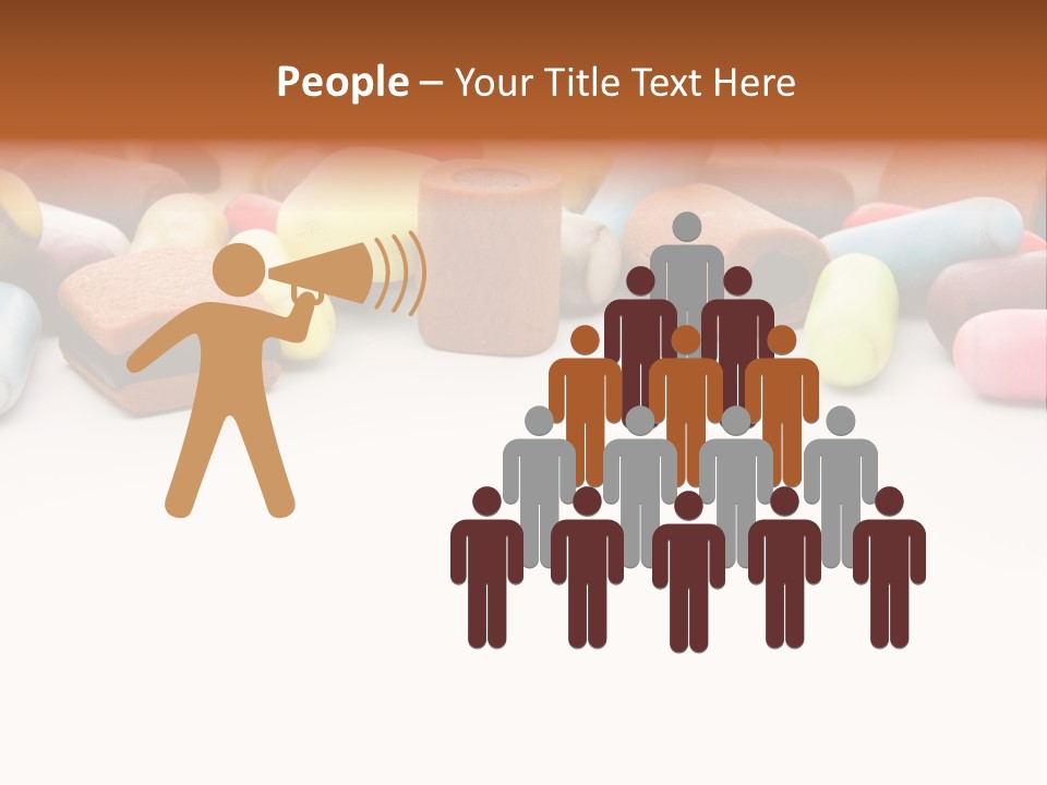 Eat Assorted Confectionery PowerPoint Template