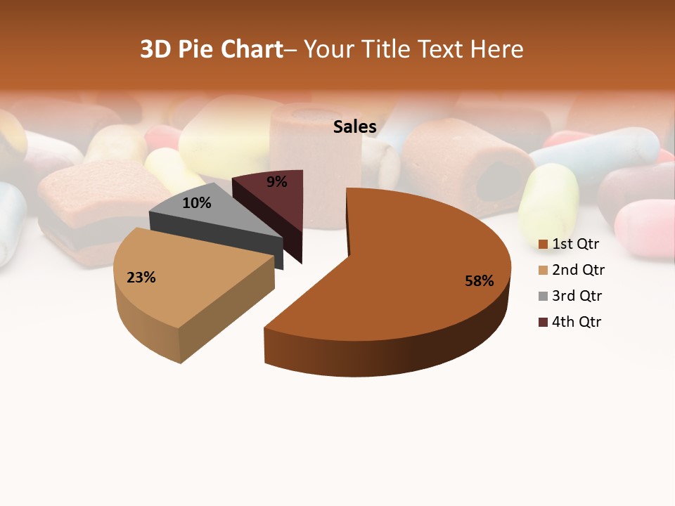 Eat Assorted Confectionery PowerPoint Template