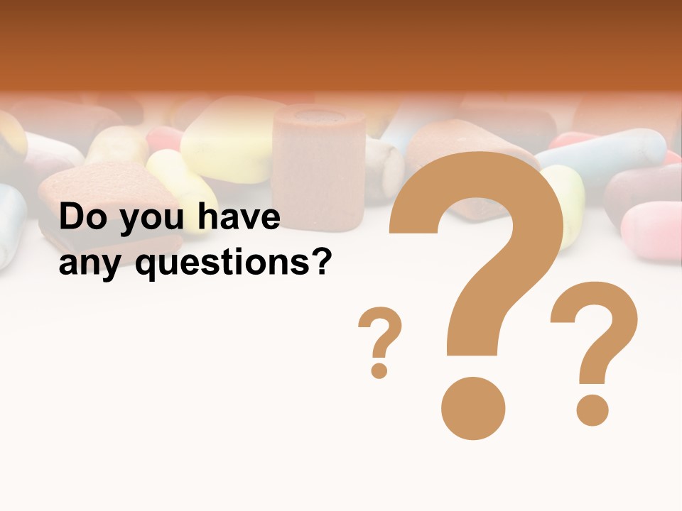 Eat Assorted Confectionery PowerPoint Template