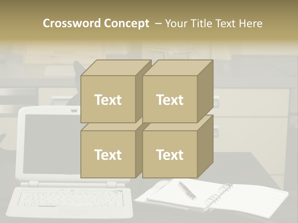 Indoors Workplace Curious PowerPoint Template
