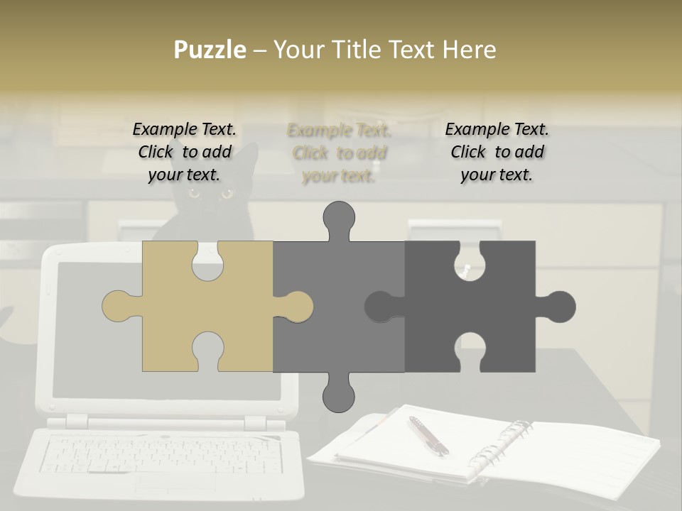 Indoors Workplace Curious PowerPoint Template