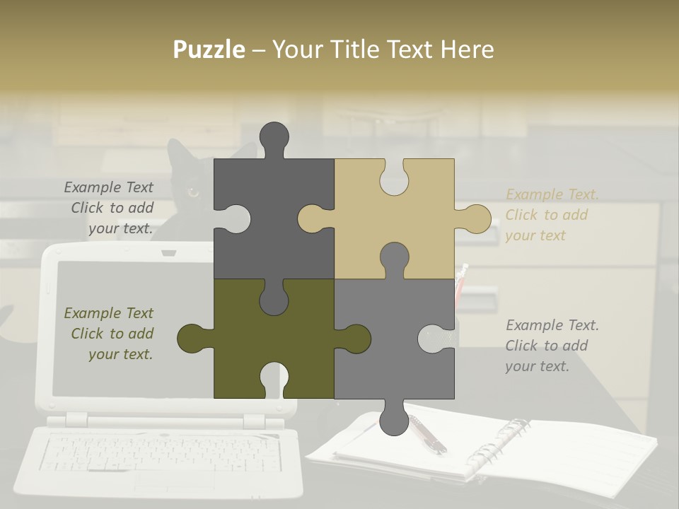 Indoors Workplace Curious PowerPoint Template