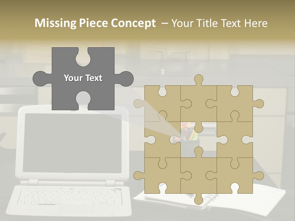 Indoors Workplace Curious PowerPoint Template