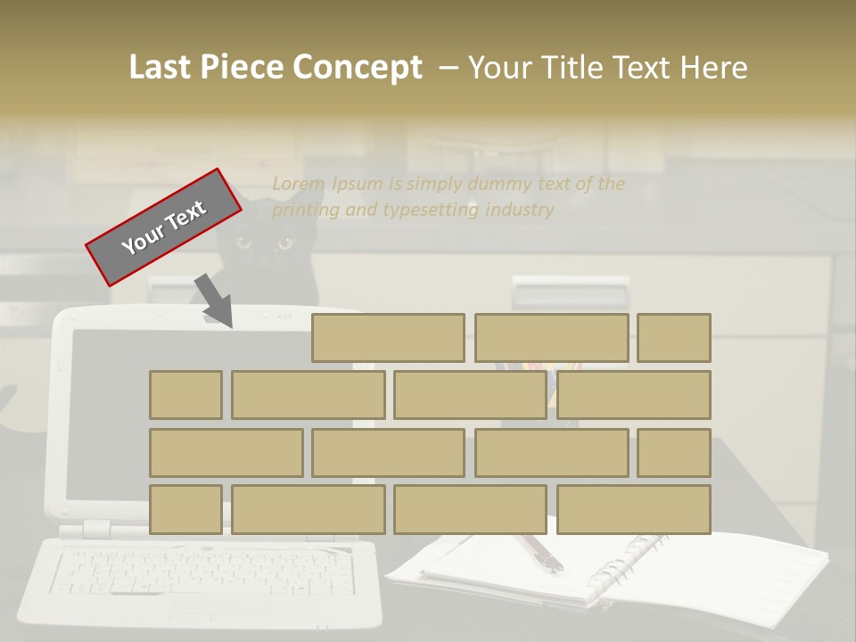 Indoors Workplace Curious PowerPoint Template