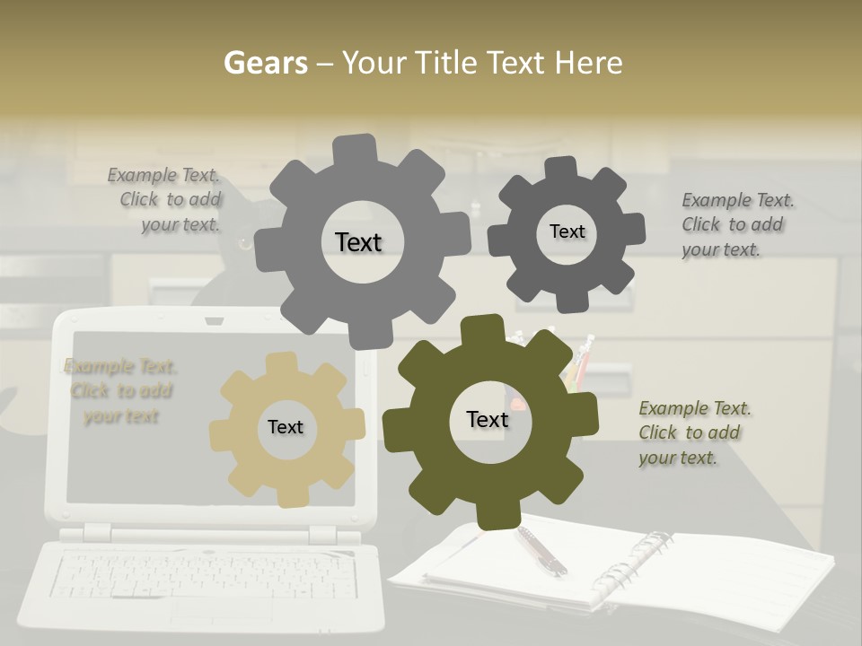 Indoors Workplace Curious PowerPoint Template