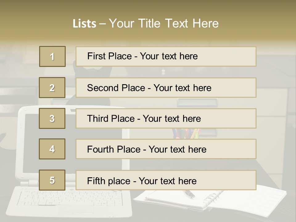 Indoors Workplace Curious PowerPoint Template