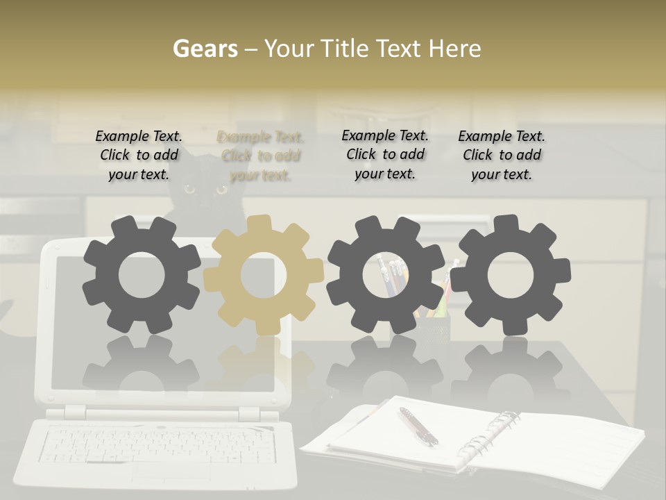 Indoors Workplace Curious PowerPoint Template