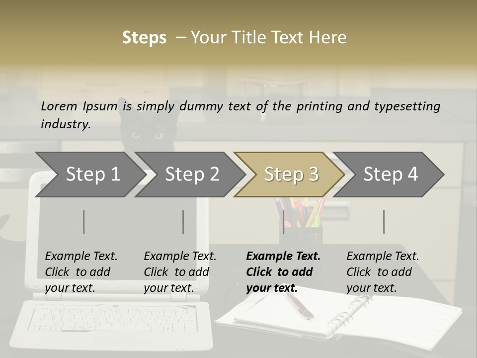 Indoors Workplace Curious PowerPoint Template