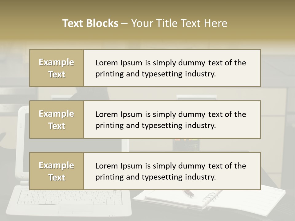 Indoors Workplace Curious PowerPoint Template