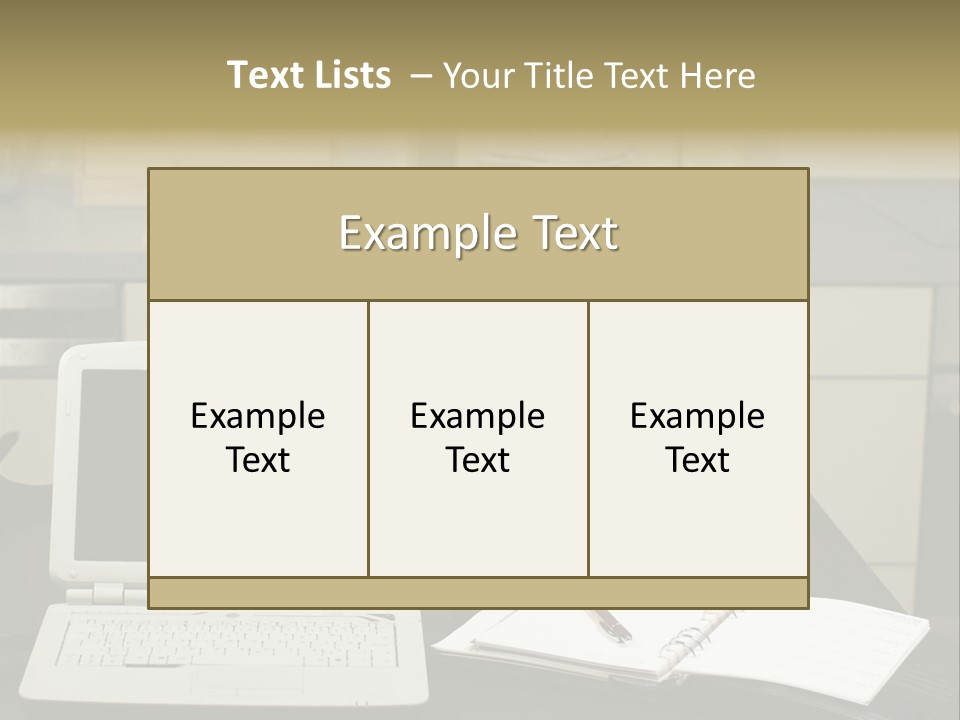 Indoors Workplace Curious PowerPoint Template