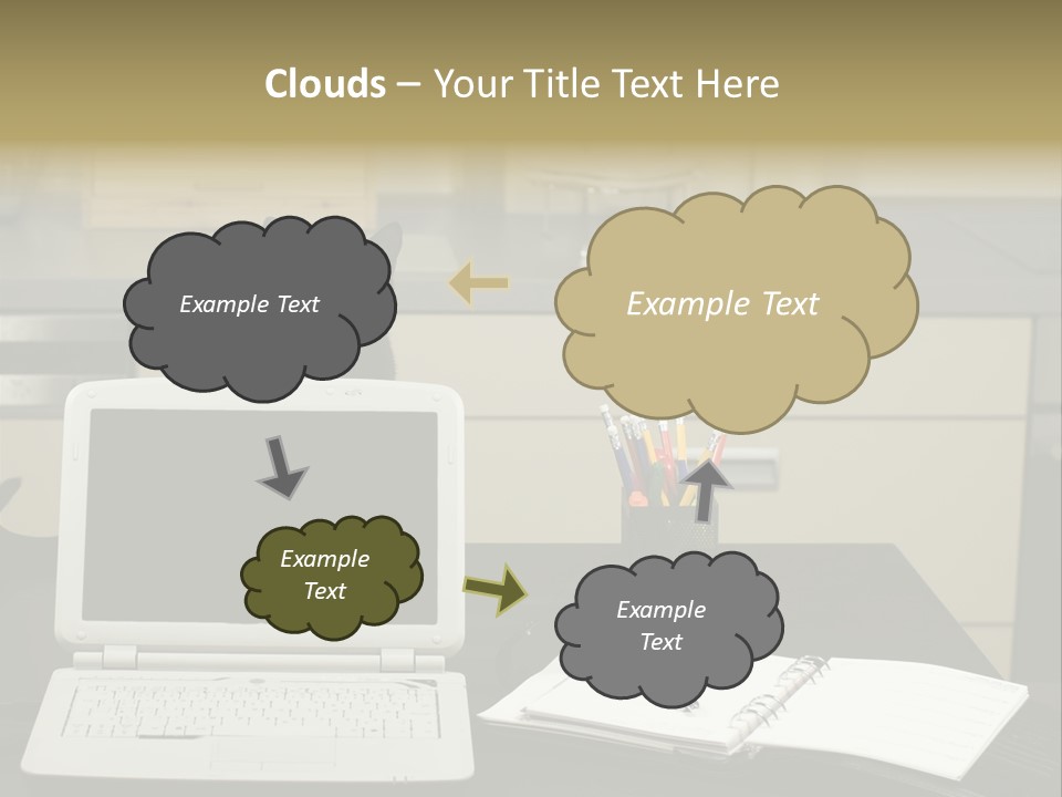 Indoors Workplace Curious PowerPoint Template