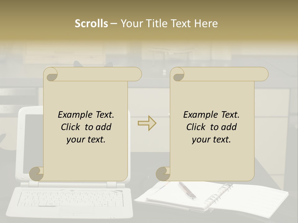 Indoors Workplace Curious PowerPoint Template