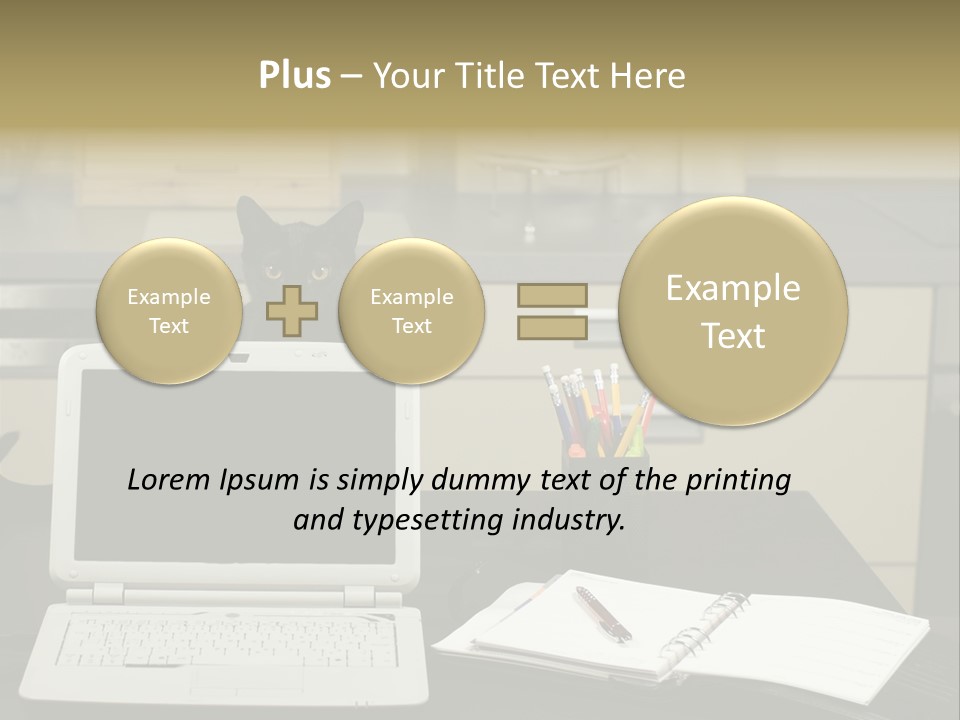 Indoors Workplace Curious PowerPoint Template