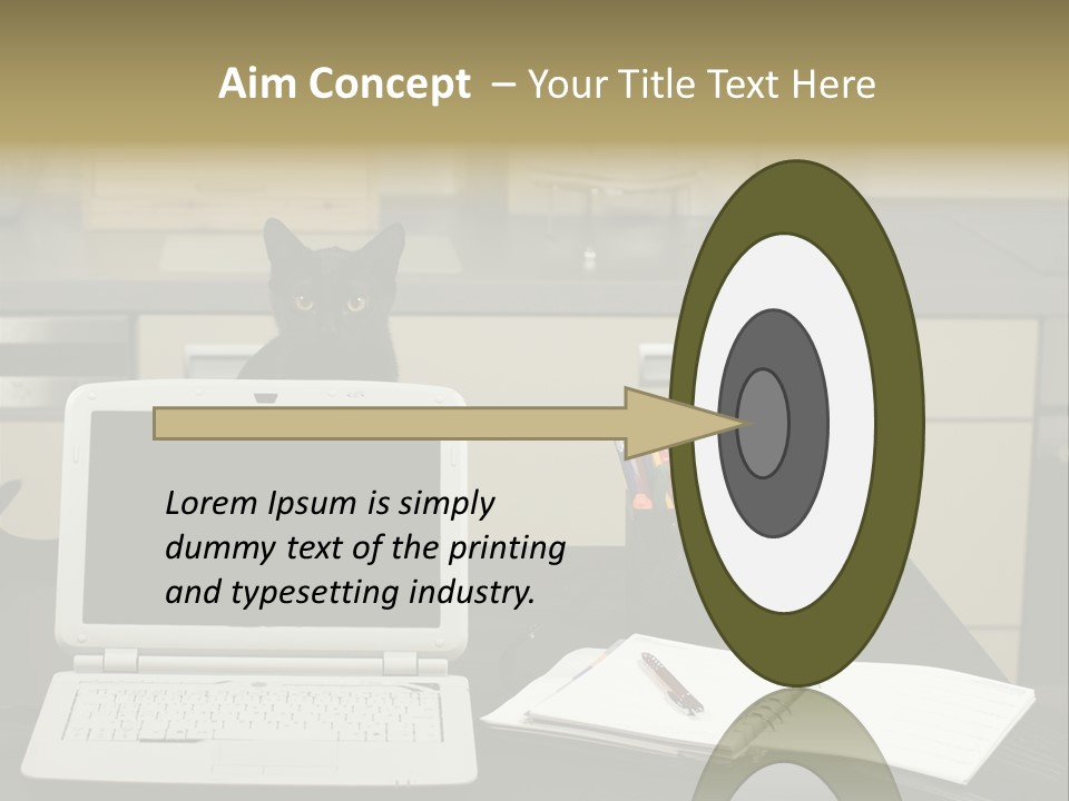 Indoors Workplace Curious PowerPoint Template