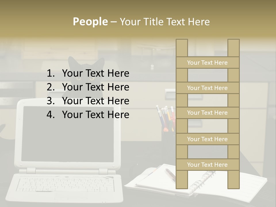 Indoors Workplace Curious PowerPoint Template