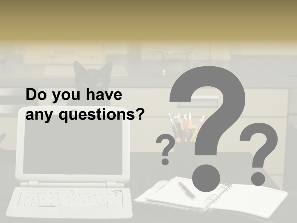 Indoors Workplace Curious PowerPoint Template