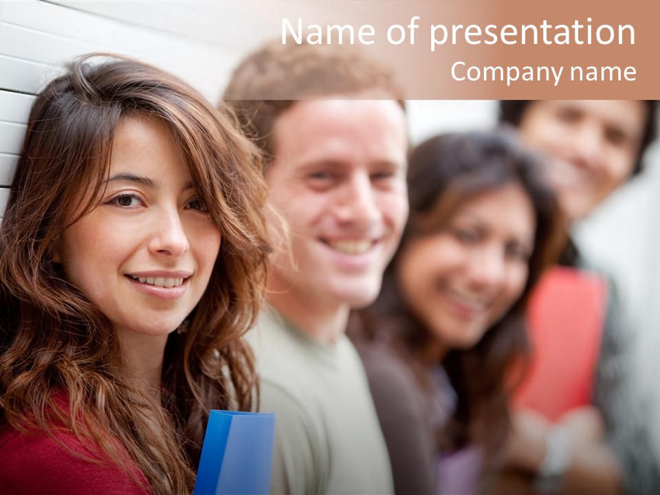 Casual People Twenties PowerPoint Template