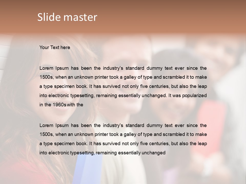 Casual People Twenties PowerPoint Template