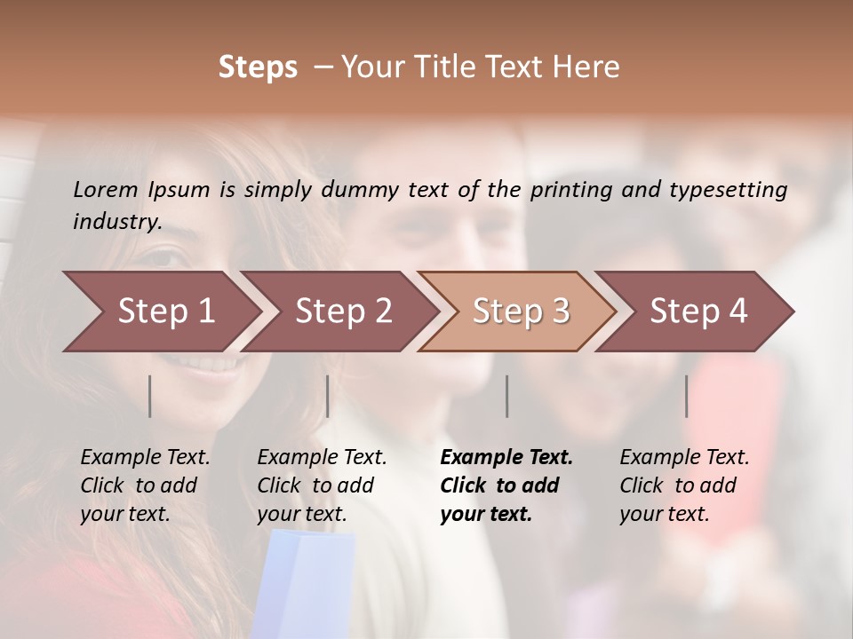Casual People Twenties PowerPoint Template