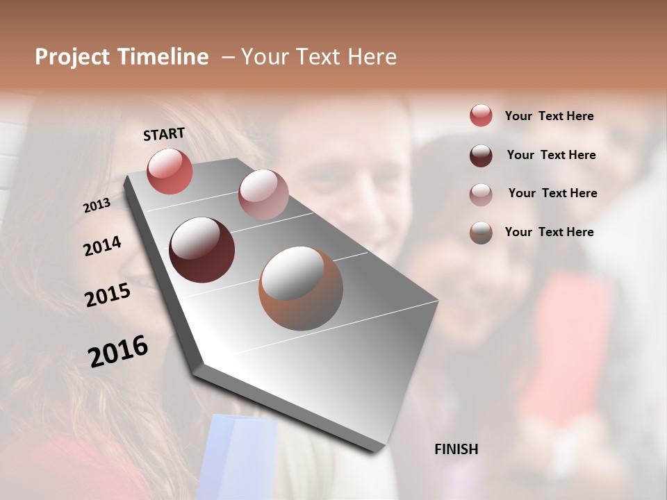 Casual People Twenties PowerPoint Template