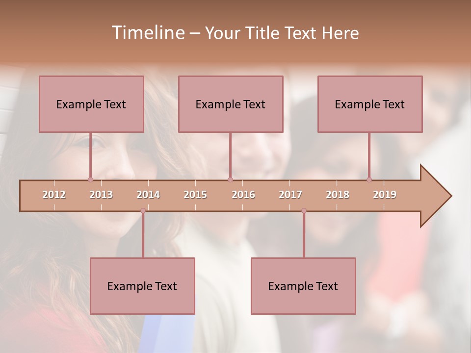 Casual People Twenties PowerPoint Template