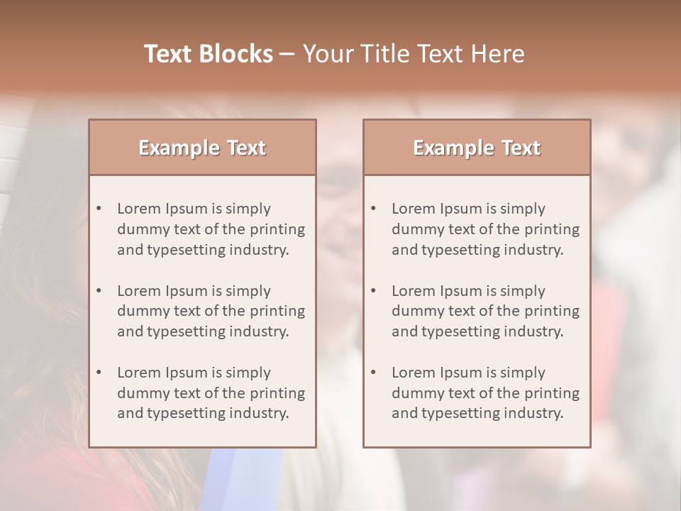 Casual People Twenties PowerPoint Template